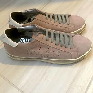 P448 John Sneaker in Powder Pink Suede
